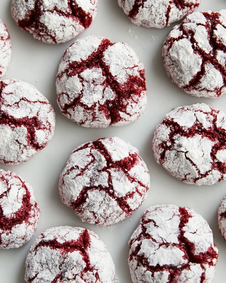Berry Crinkle Cookies