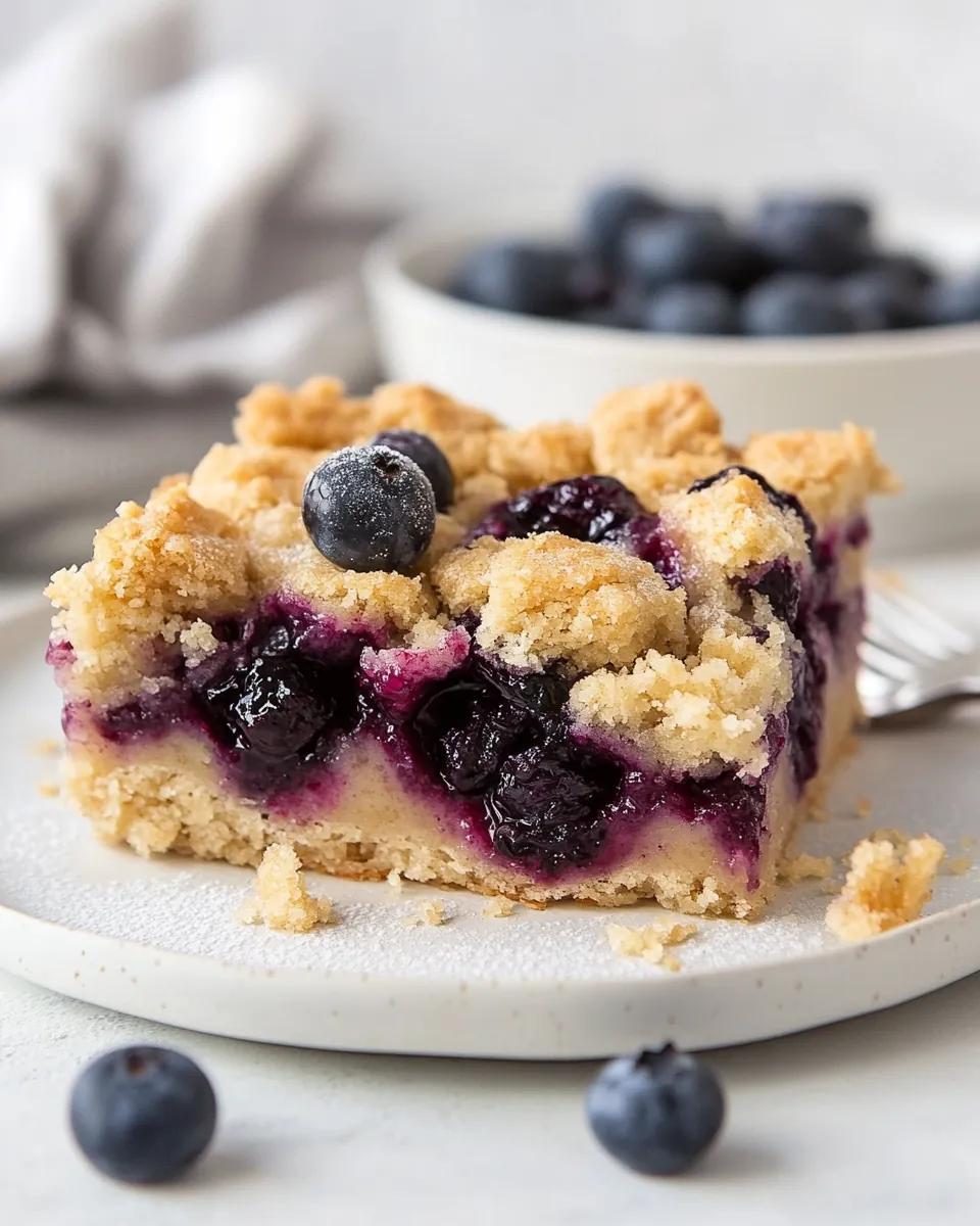 Blueberry Crumb Bars
