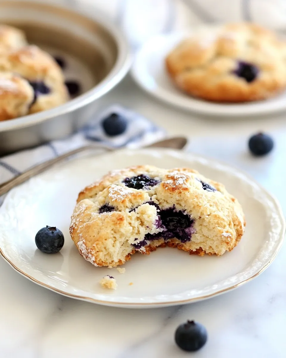 Blueberry Goat Milk Scones