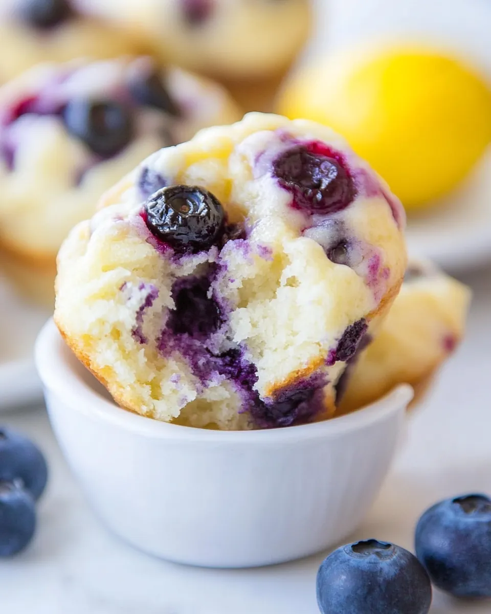 Blueberry Lemon Cream Cheese Muffins