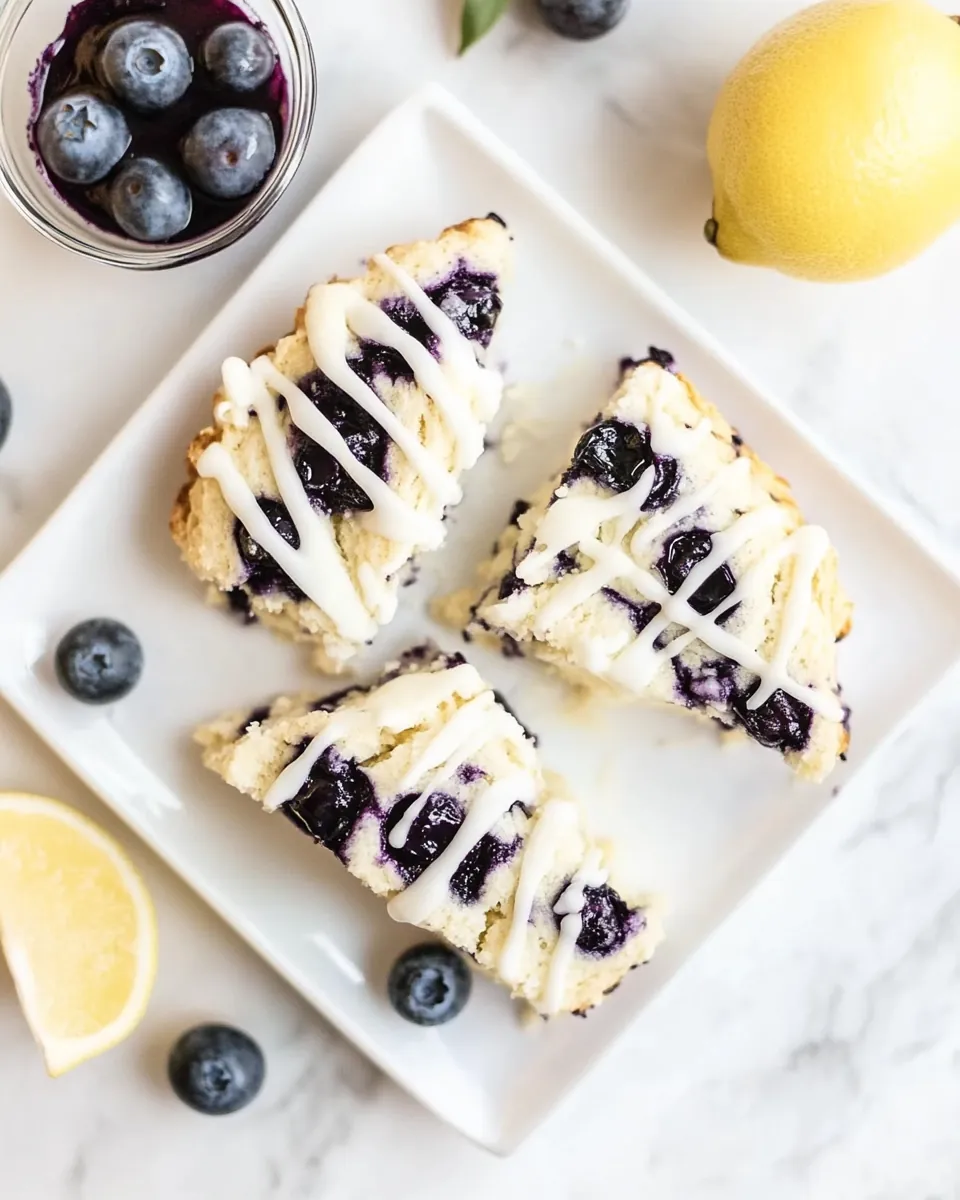 Blueberry Lemon Scones