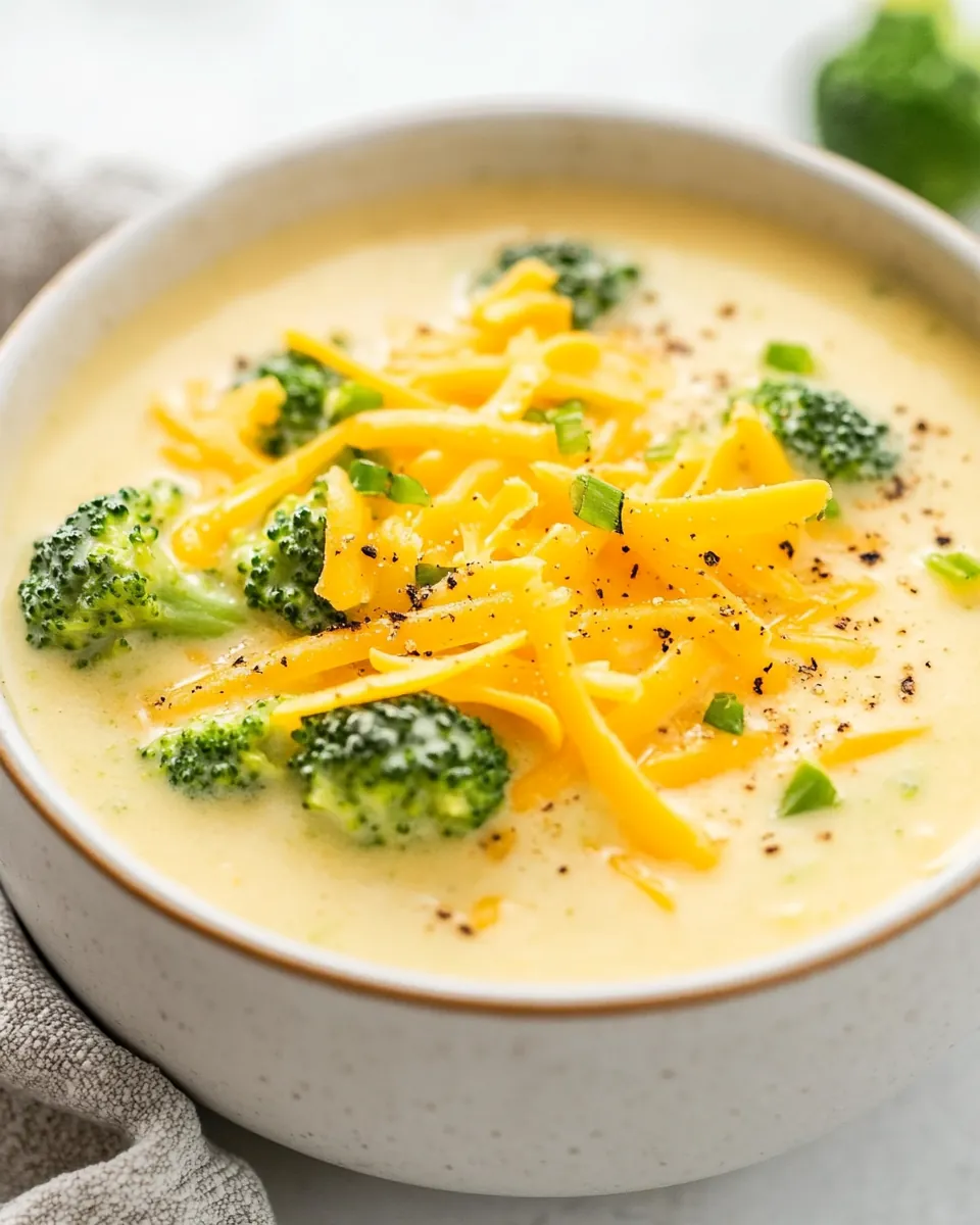 Broccoli Cheddar Soup