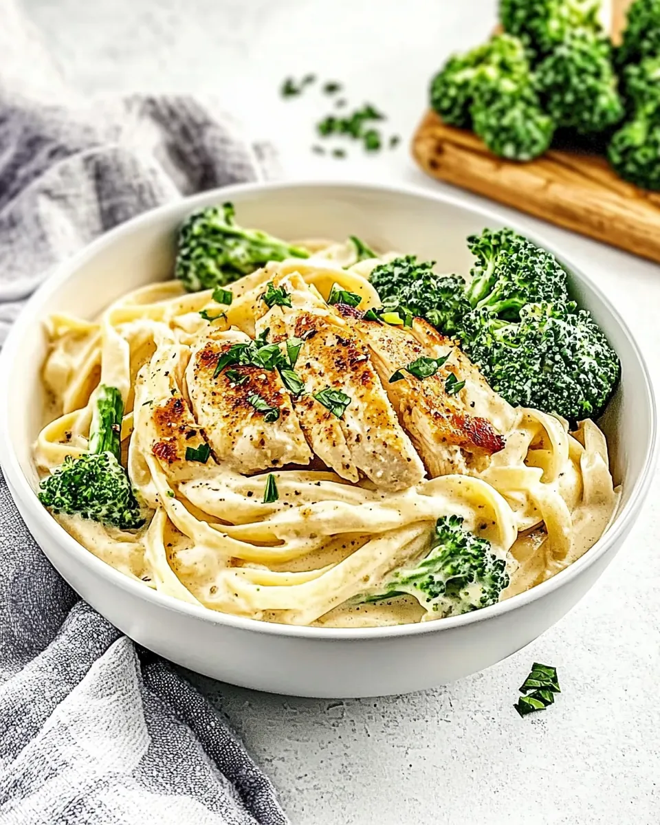 Broccoli Chicken Alfredo