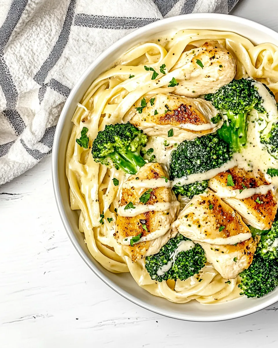 Broccoli Chicken Alfredo
