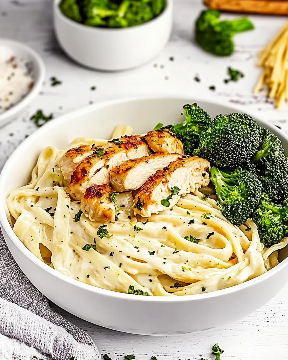 Broccoli Chicken Alfredo