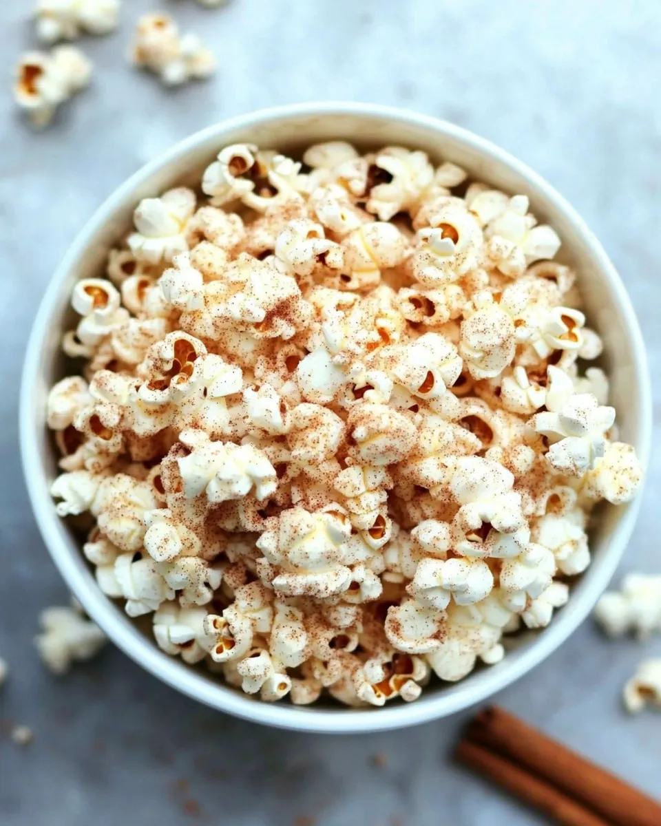 Brown Butter Cinnamon Sugar Popcorn