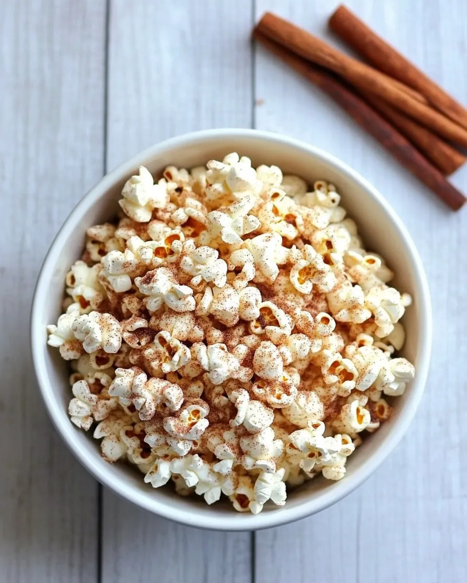 Brown Butter Cinnamon Sugar Popcorn