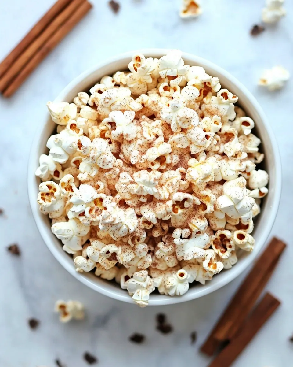 Brown Butter Cinnamon Sugar Popcorn