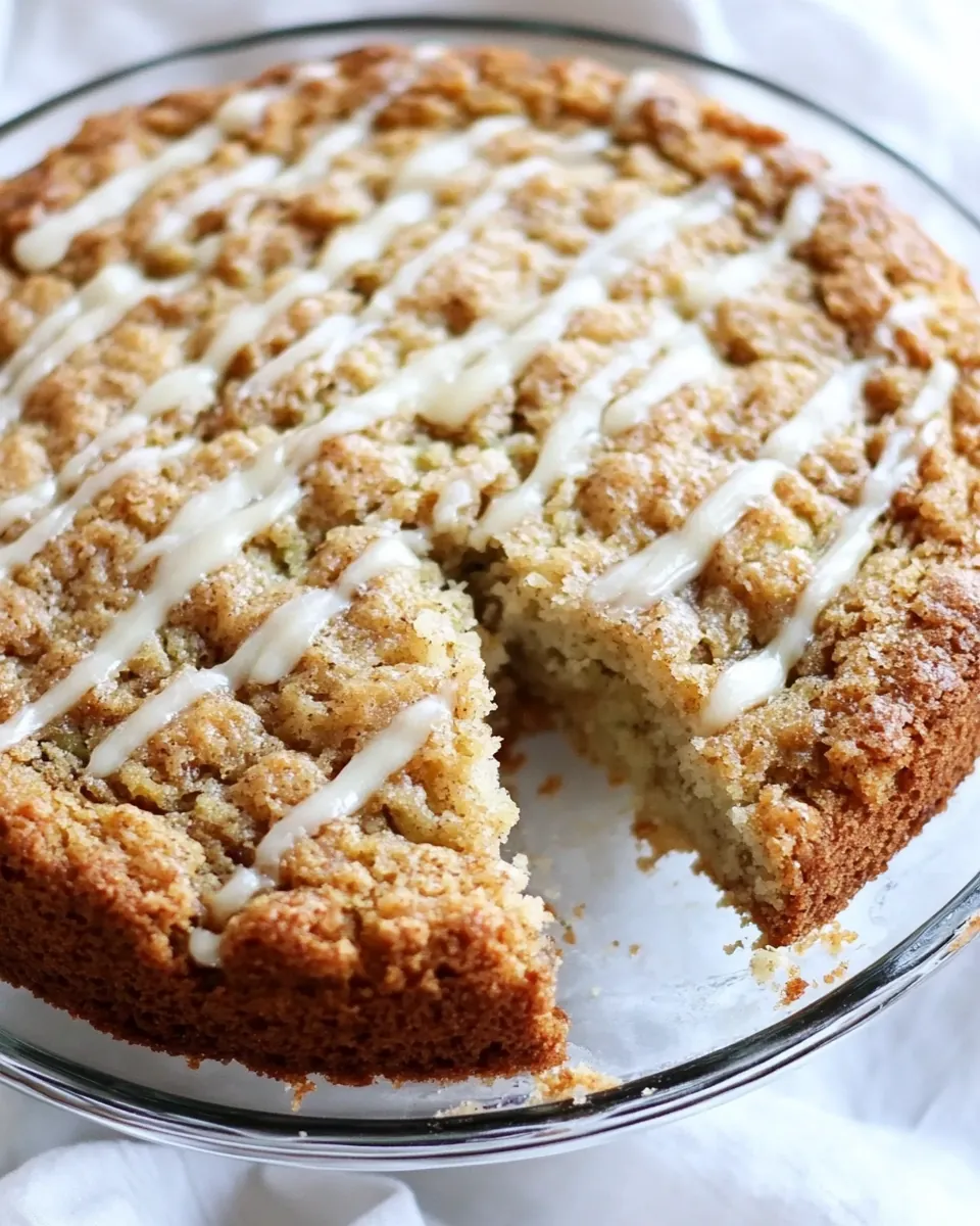 Brown Butter Zucchini Coffee Cake