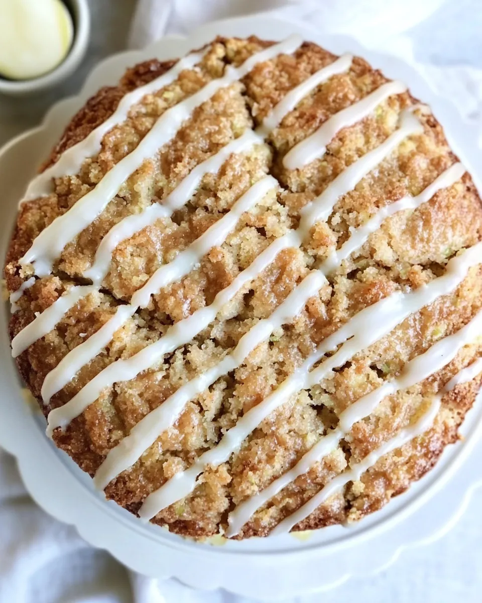 Brown Butter Zucchini Coffee Cake