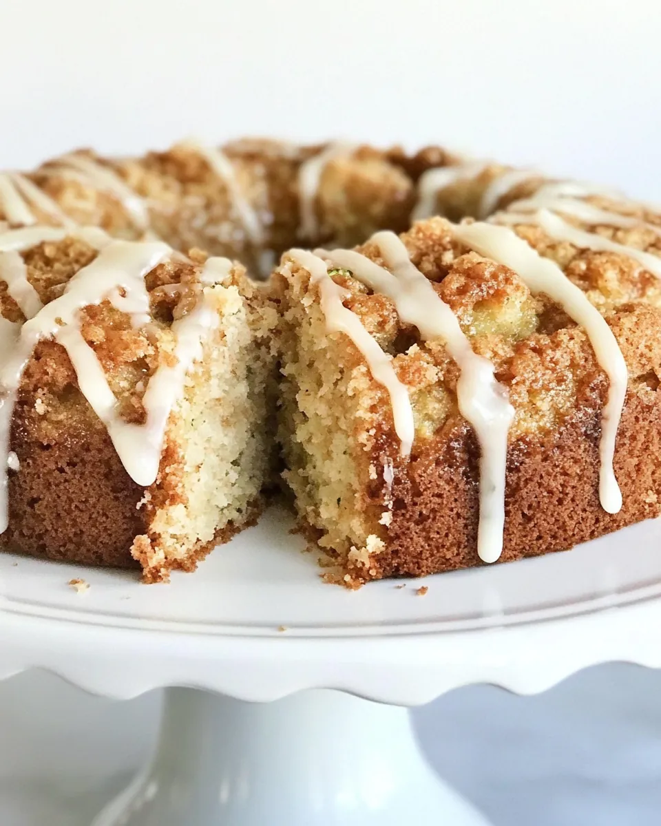 Brown Butter Zucchini Coffee Cake