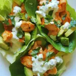 Buffalo Chicken Lettuce Wraps