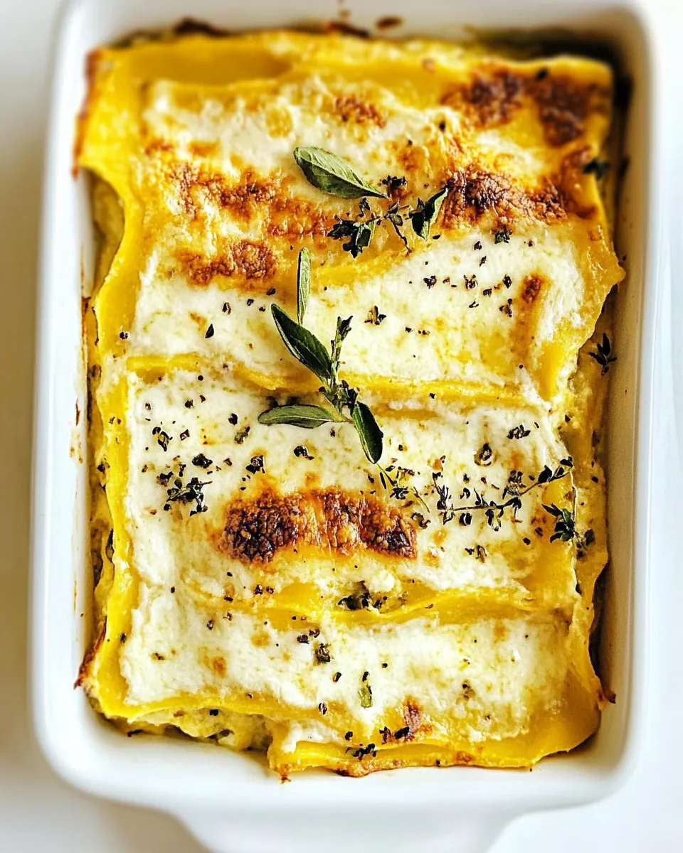 Butternut Squash Lasagna