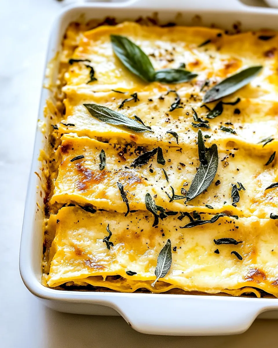 Butternut Squash Lasagna