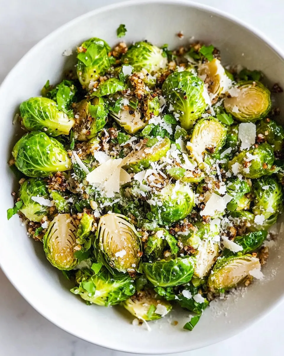 Cacio e Pepe Brussels Sprouts