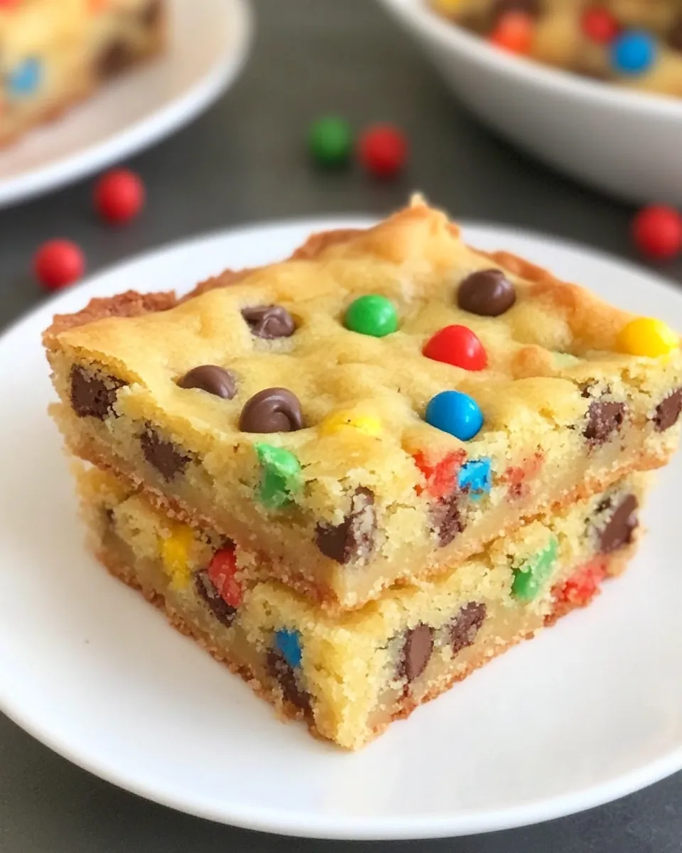 Cake Mix Cookie Bars