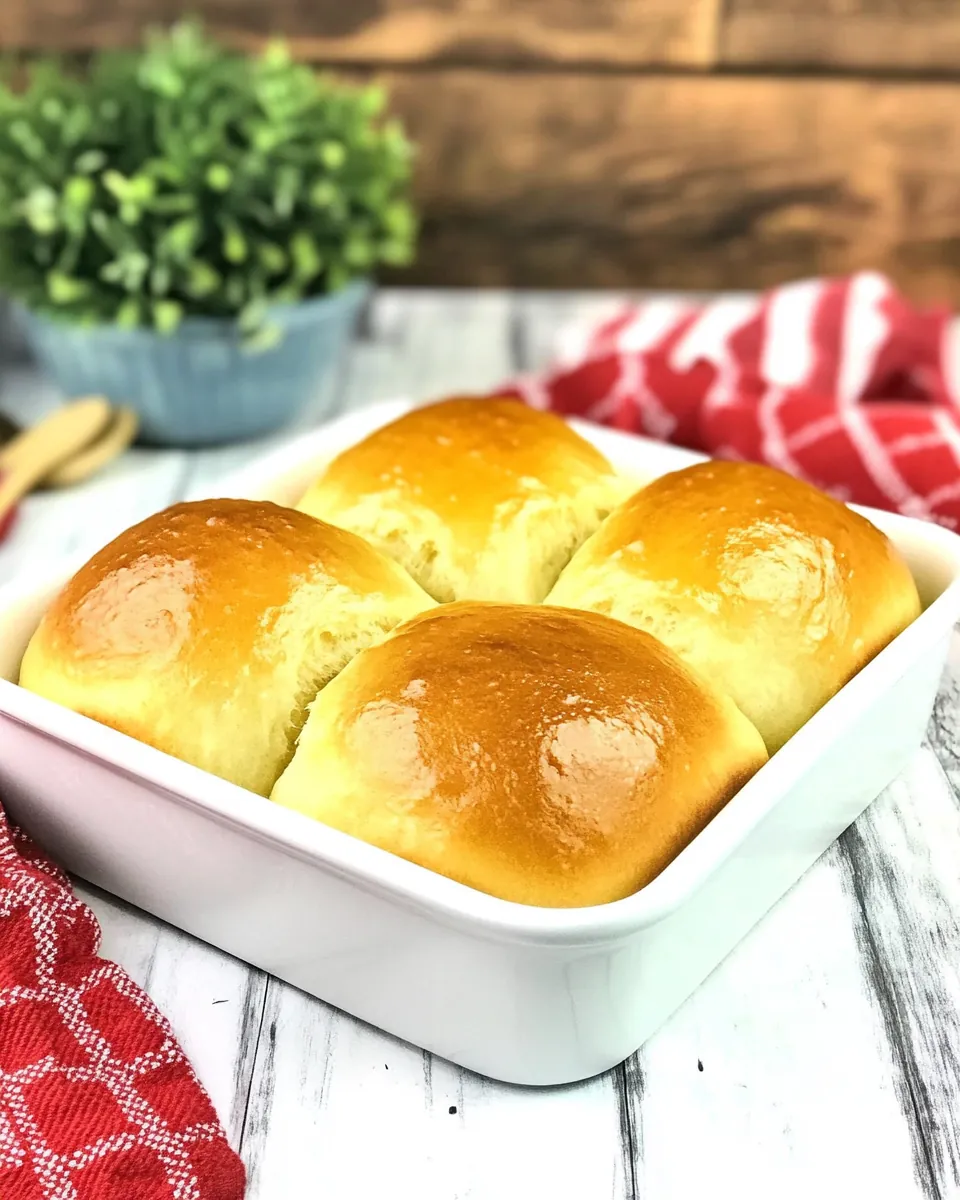 Cake Mix Dinner Rolls