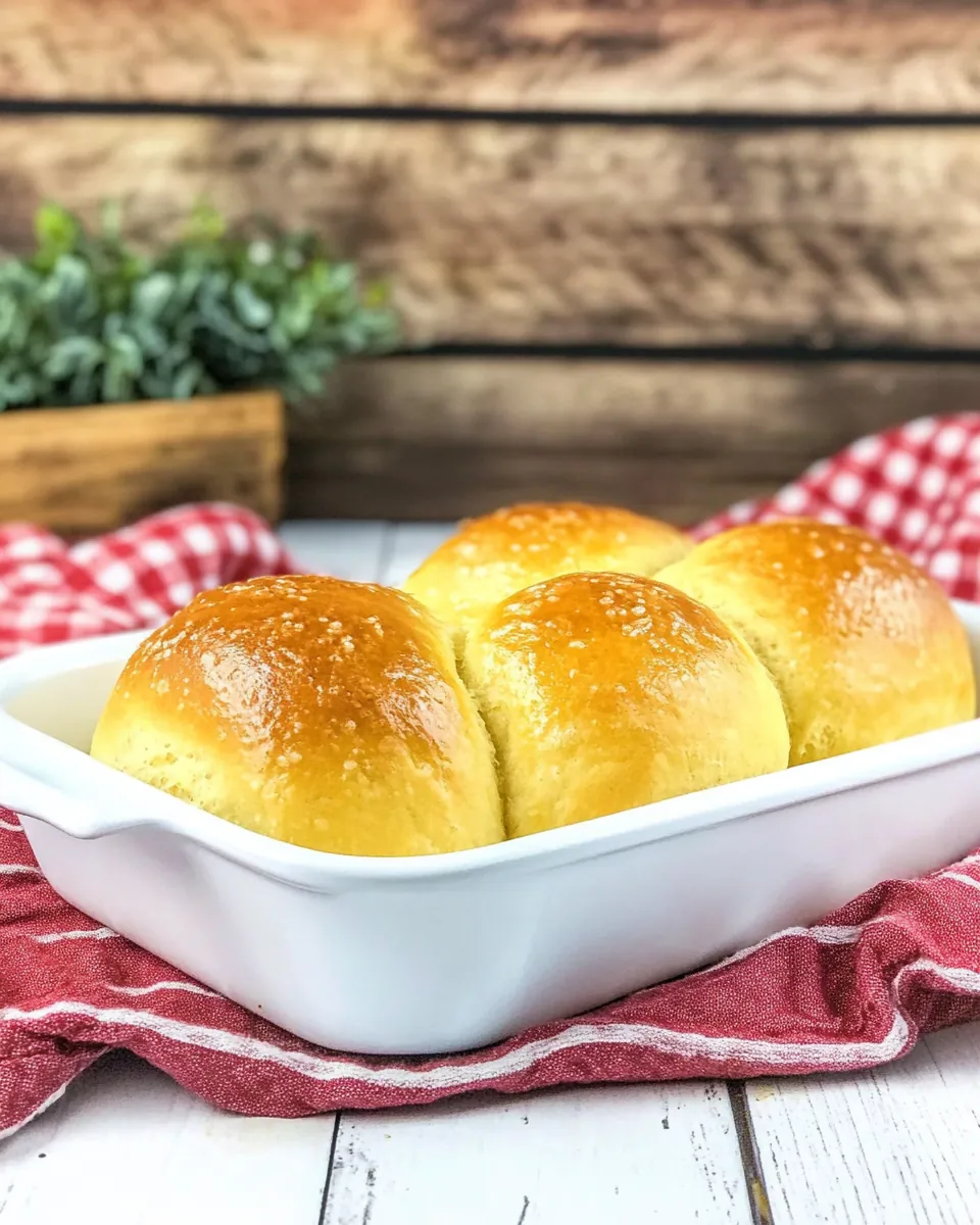 Cake Mix Dinner Rolls