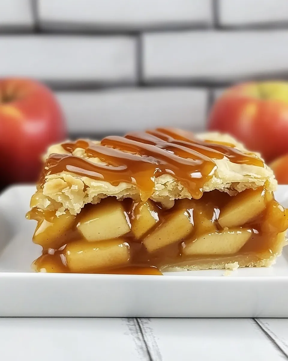 Caramel Apple Slab Pie