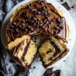 Caramel Butter Cake with Fudgy Chocolate Frosting