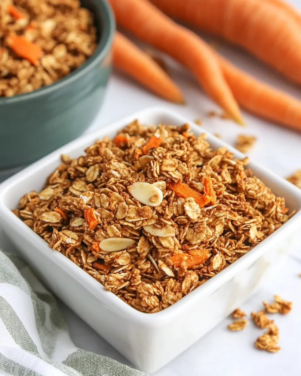 Carrot Cake Granola