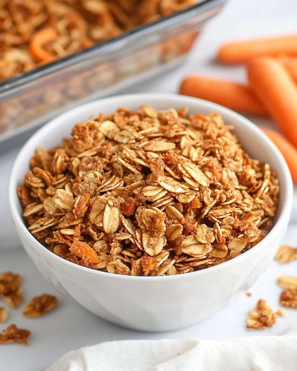 Carrot Cake Granola