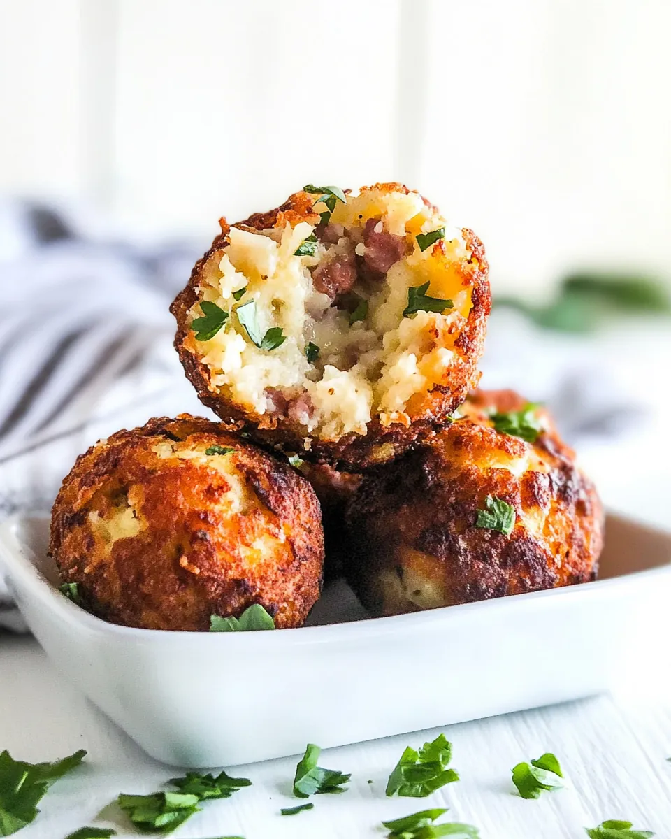 Cheddar Smoked Sausage Fritters