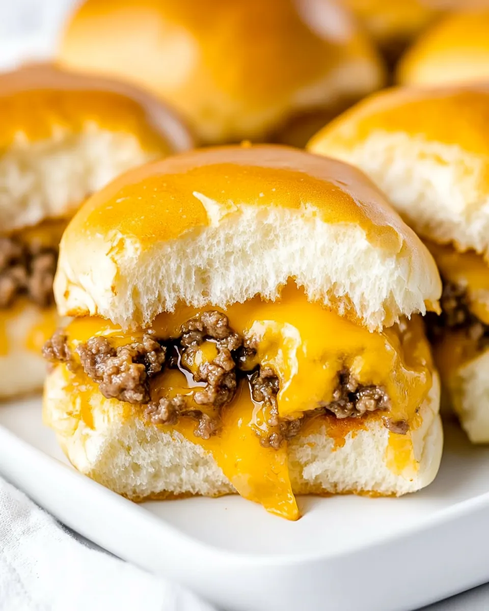 Cheeseburger Sliders