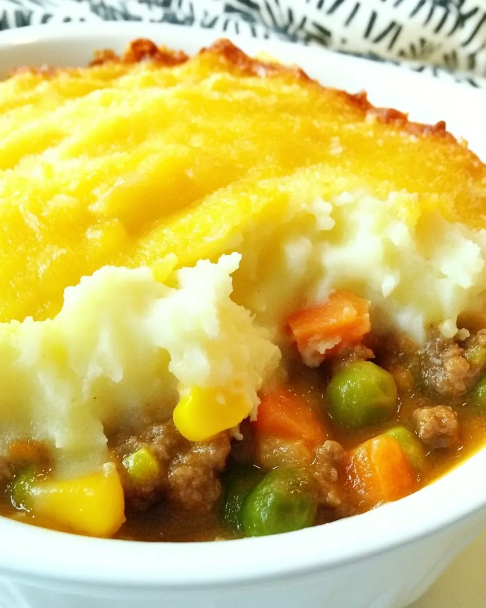 Cheesy Shepherds Pie