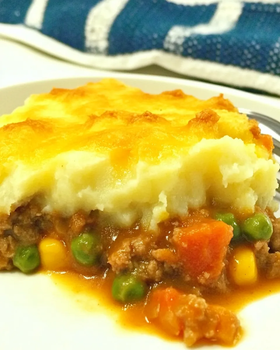 Cheesy Shepherds Pie