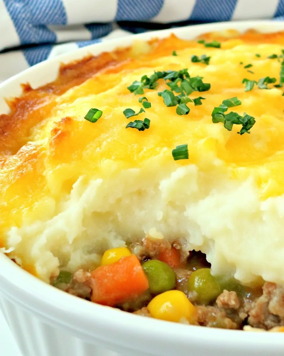 Cheesy Shepherds Pie