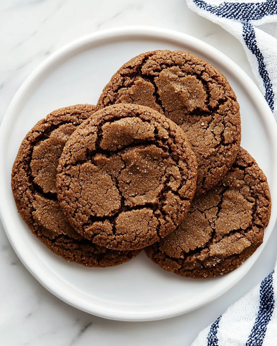 Chewy Molasses Cookies