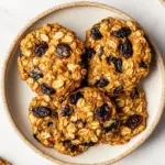 Chewy Vegan Oatmeal Raisin Cookies