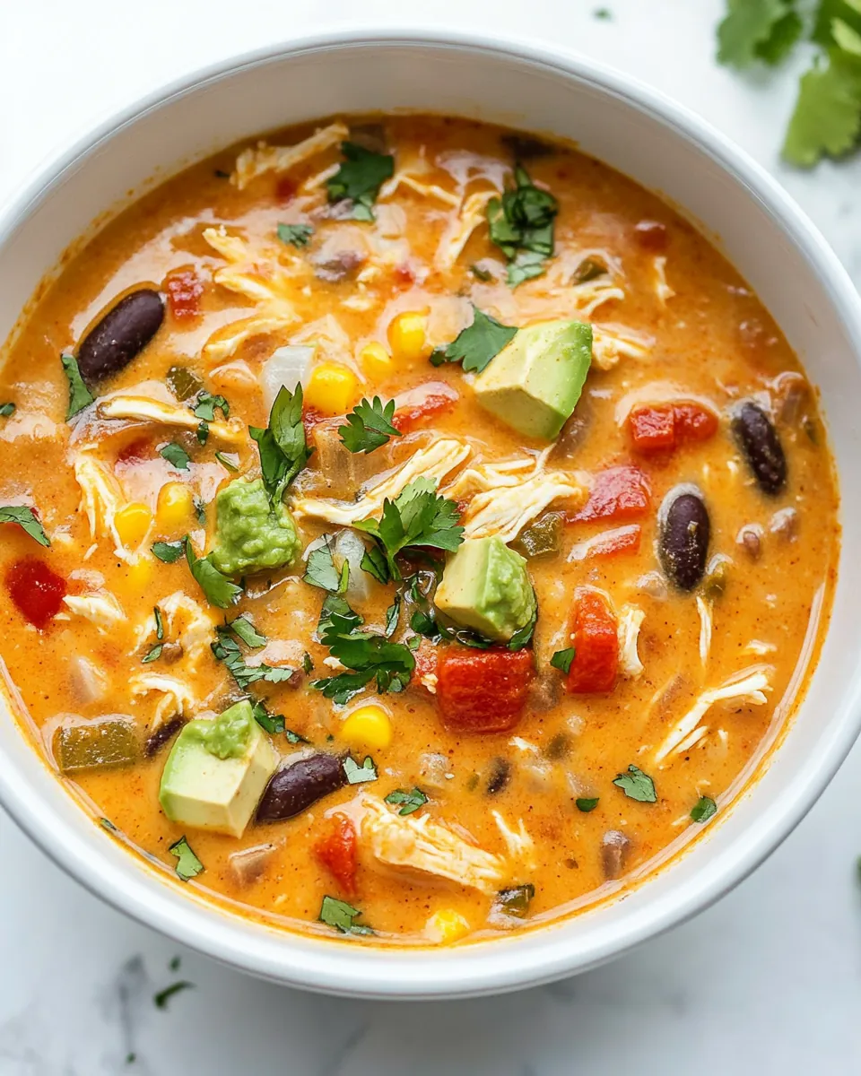 Chicken Enchilada Soup