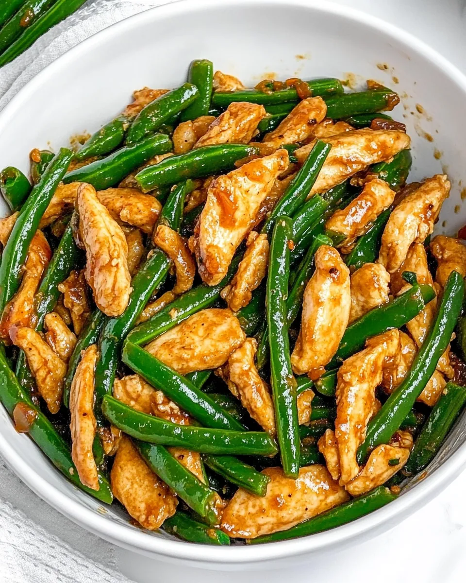 Chicken Green Bean Stir Fry