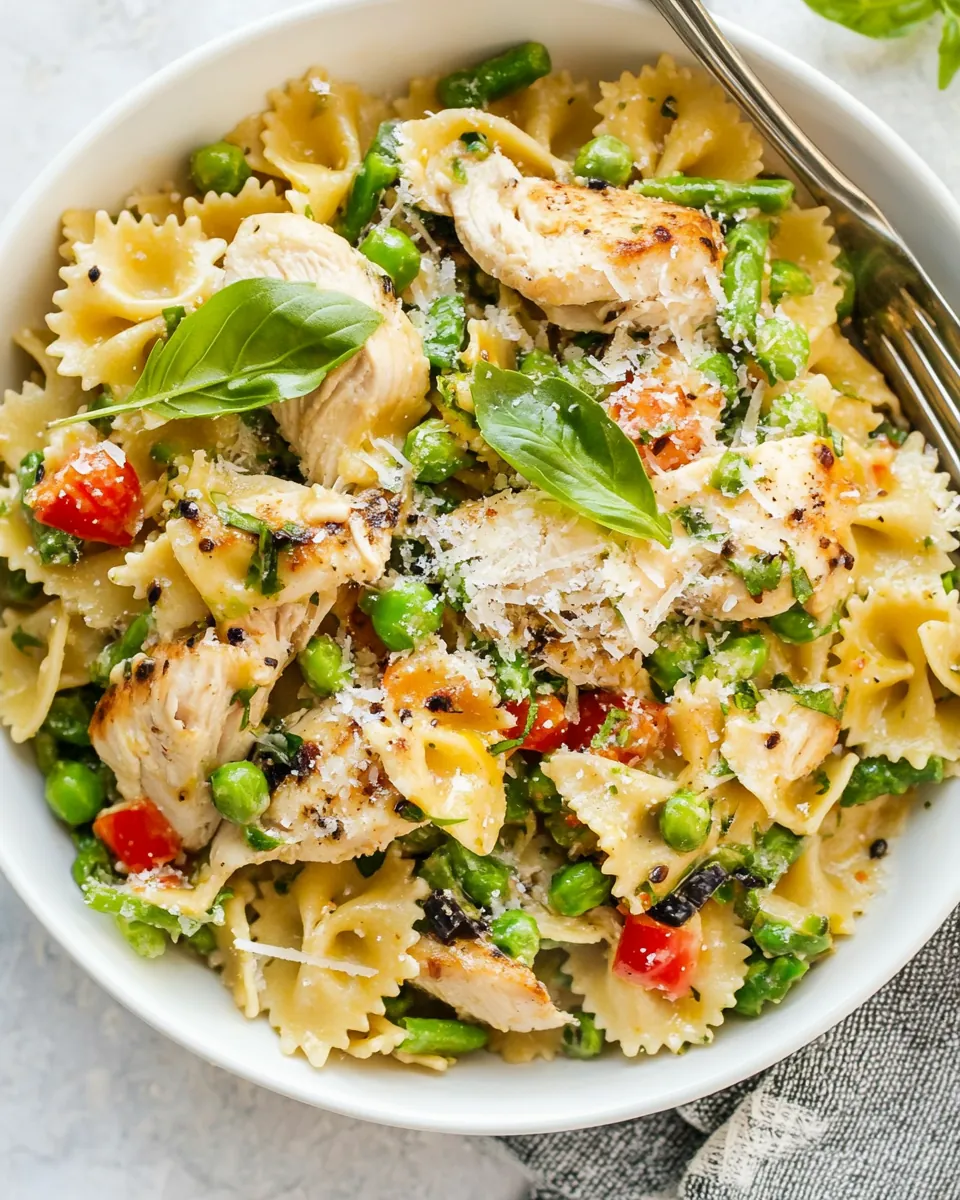 Chicken Pasta Primavera