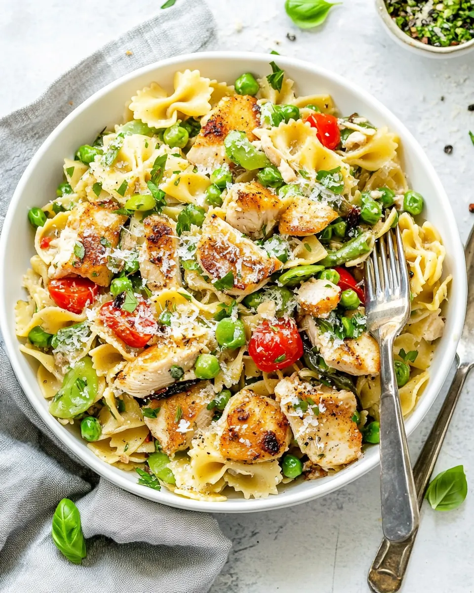 Chicken Pasta Primavera