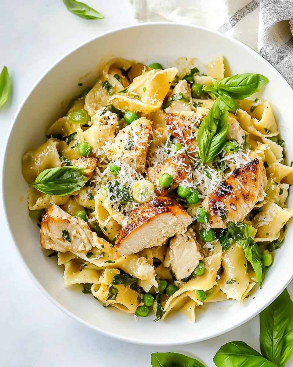 Chicken Pasta Primavera