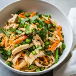 Chicken Stir Fry with Rice Noodles