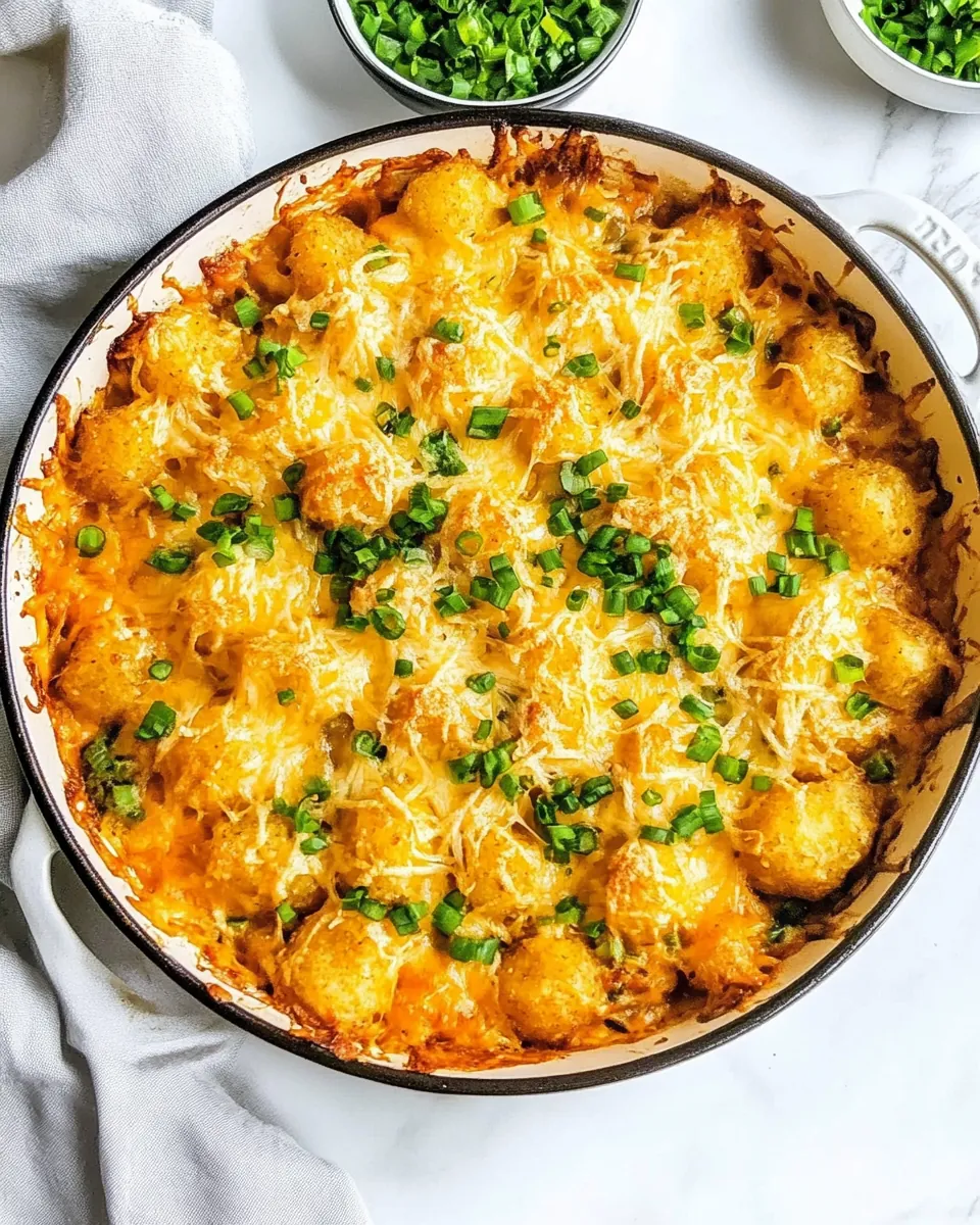 Chicken Tater Tot Casserole