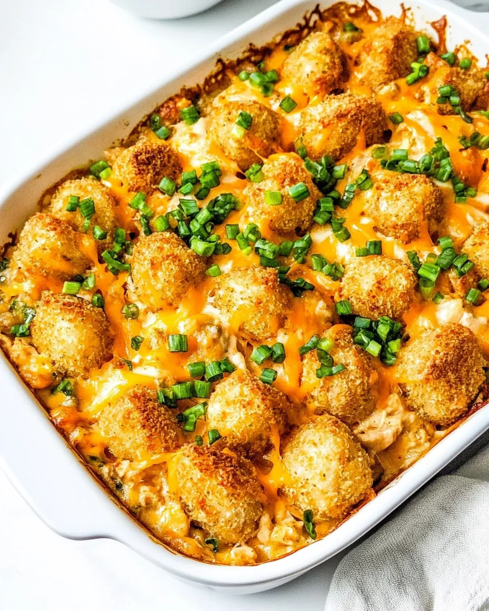 Chicken Tater Tot Casserole