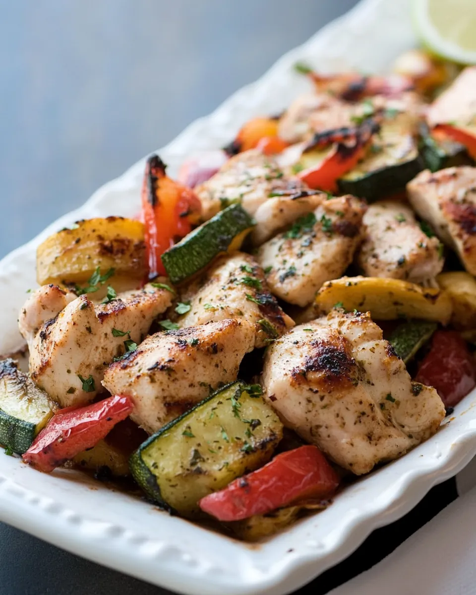 Chicken and Veggie Marinade