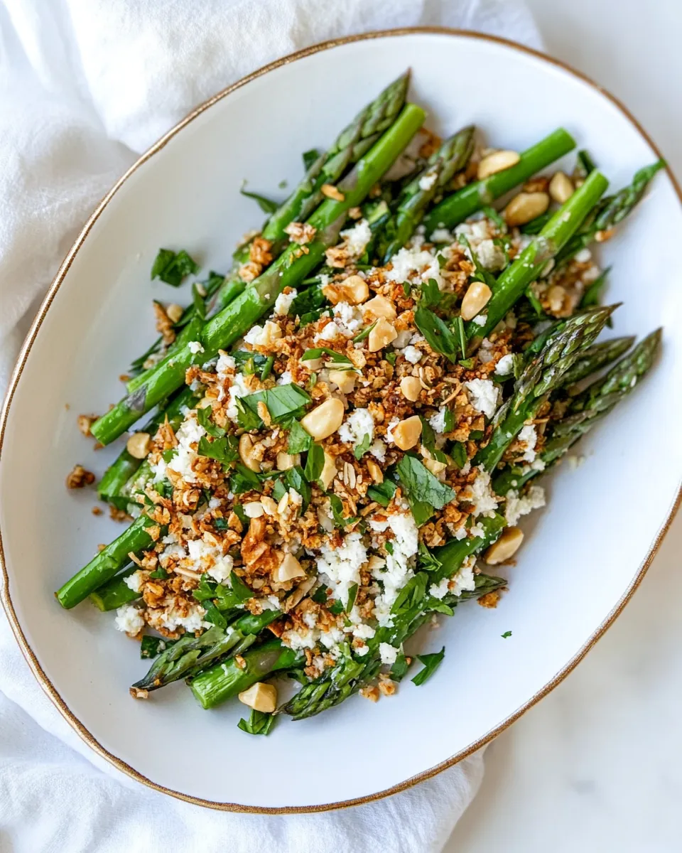 Chilled Asparagus Crunch Salad