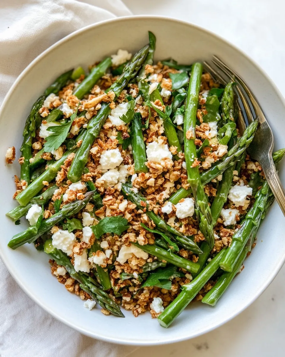 Chilled Asparagus Crunch Salad