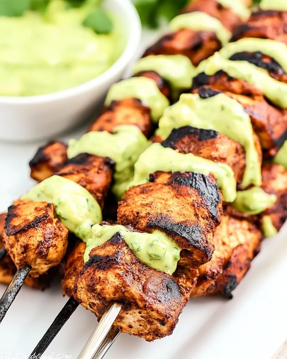 Chipotle Chicken Kabobs