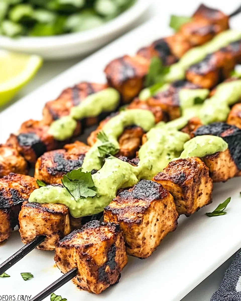 Chipotle Chicken Kabobs