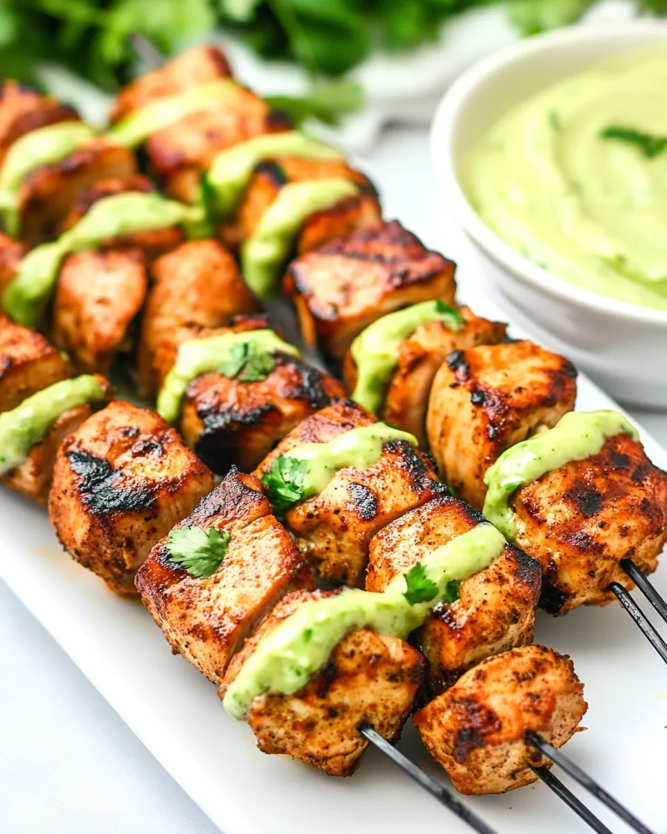 Chipotle Chicken Kabobs