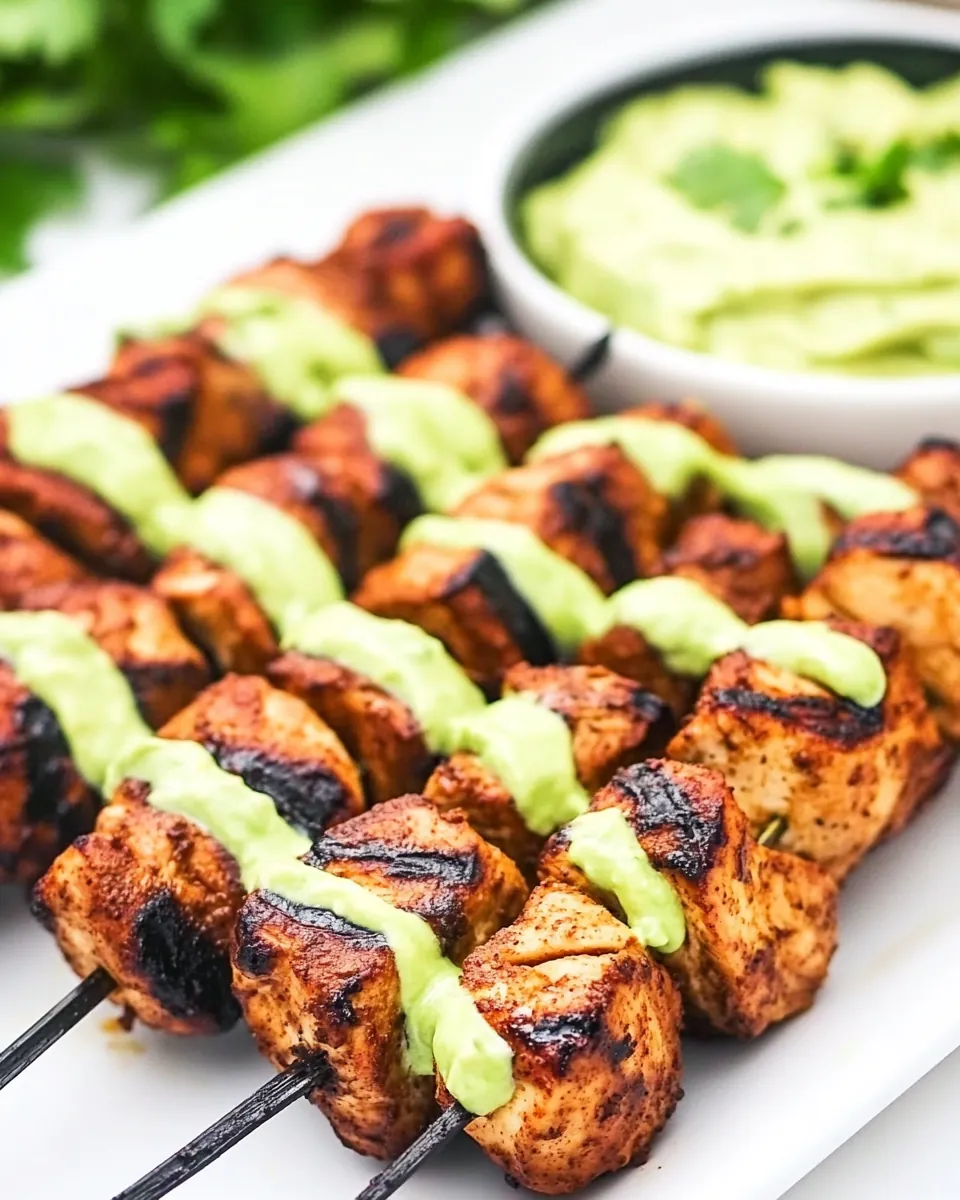 Chipotle Chicken Kabobs