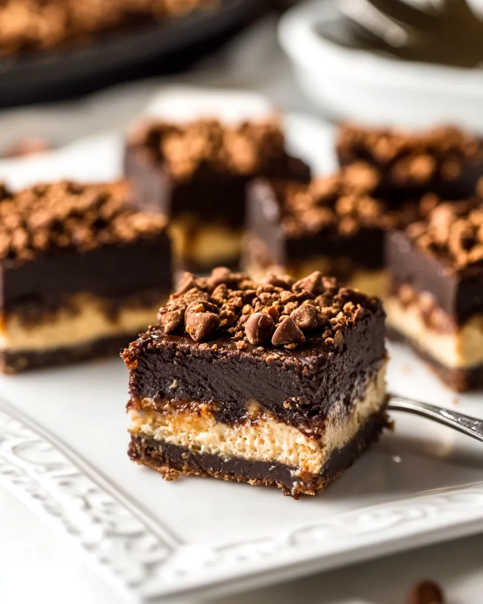 Chocolate Cheesecake Bars