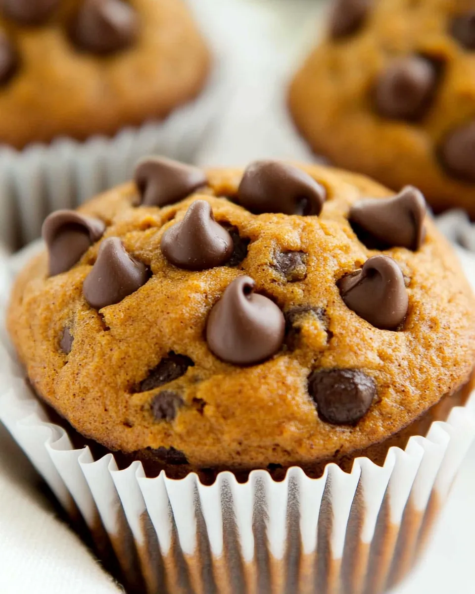 Chocolate Chip Pumpkin Muffins